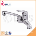 China supplier double holes single handle water ridge kitchen sink faucet